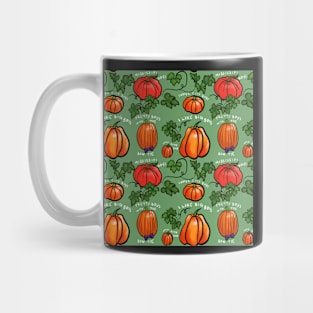 Boys Pumpkins in Sage Mug